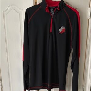 Nike Black and Red NBA Sweatshirt